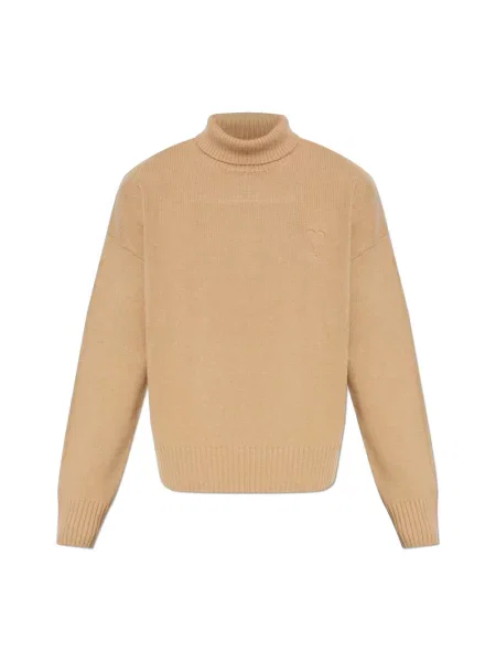 Golf golf Ami Paris wełniany beżowy