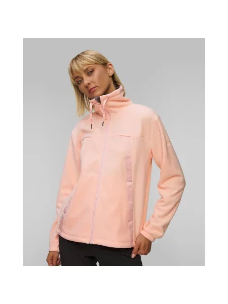 Polarová Mikina Na Roxy Fleeting Snow růžová