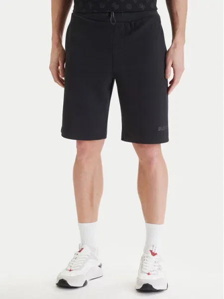 Sportovní kraťasy Guess černé