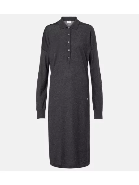 Rochie Tod's de lână de costum gri