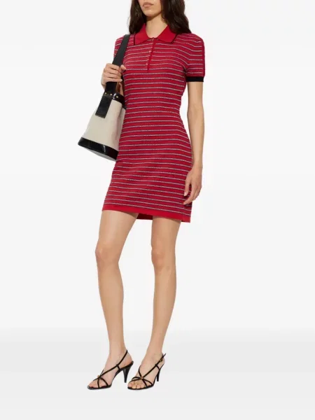 Rochie mini Versace cu dungi roșu