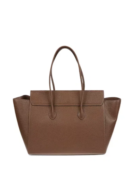 Geantă shopper Rounn din piele maro