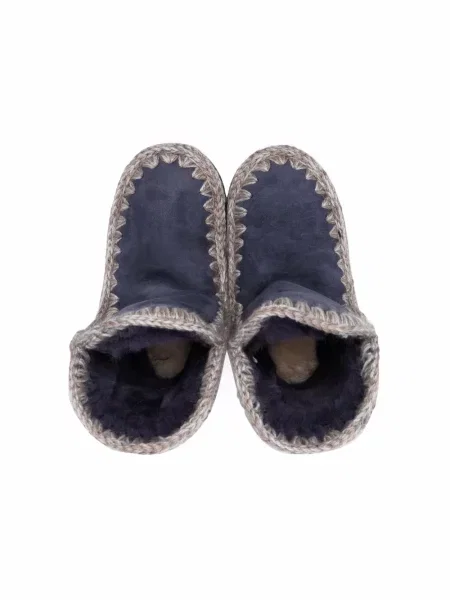 Buty do kostki dziecięce Mou niebieskie