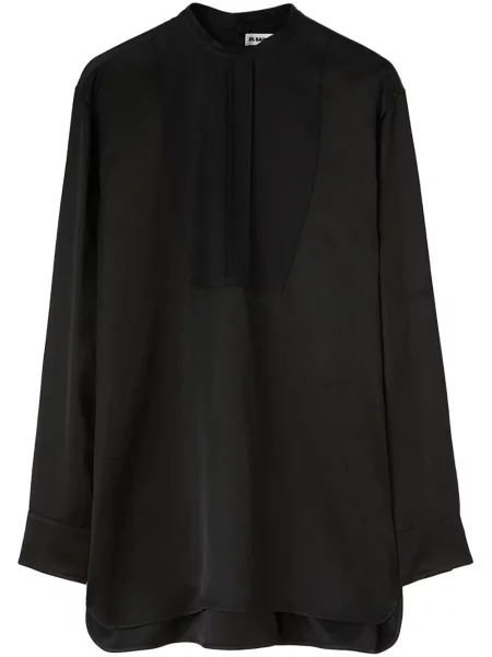 Cămașă Jil Sander de in negru