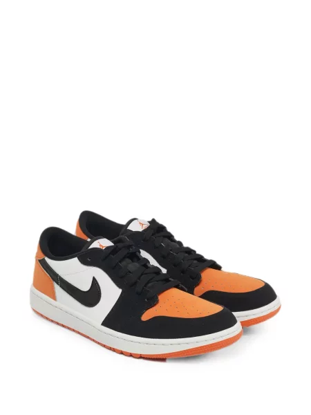 Sneakerși Jordan Air Jordan 1 cu șireturi din dantelă retro negru