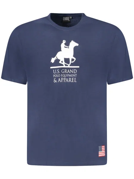 Polo majica U.s. Grand Polo s kratkimi rokavi modra