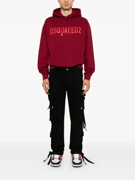 Hanorac cu glugă Dsquared2 cu imagine