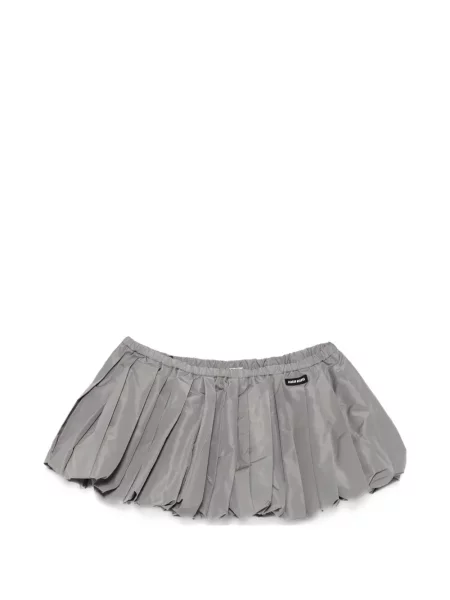 Fusta mini Miu Miu gri