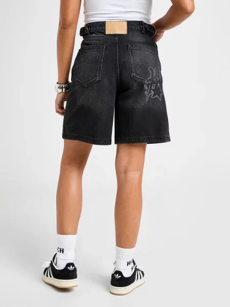 Hoodrich Szorty Denim Jorts czarne