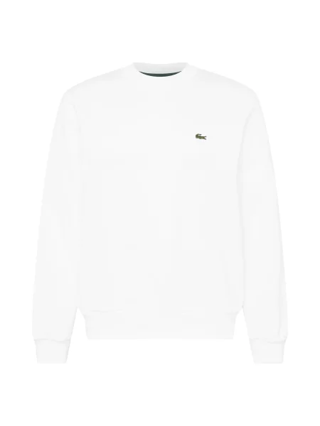 LACOSTE Tréning póló zöld / fehér