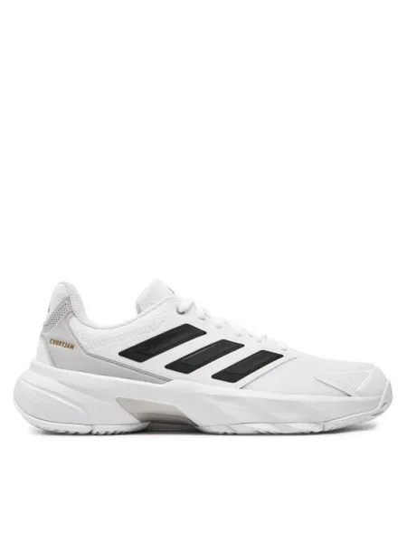 ADIDAS PERFORMANCE Športová obuv CourtJam Control 3 sivá / čierna biela