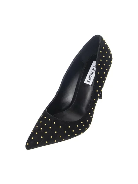 Czółenka Steve Madden skórzana czarna