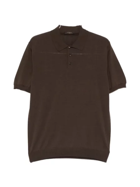 Tricou polo Zanone maro