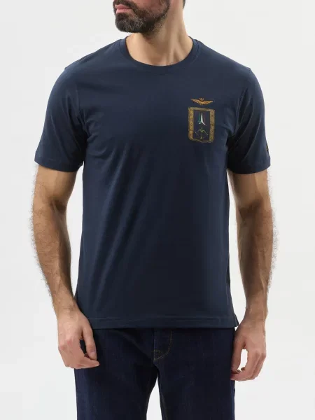 Футболка Aeronautica Militare синяя