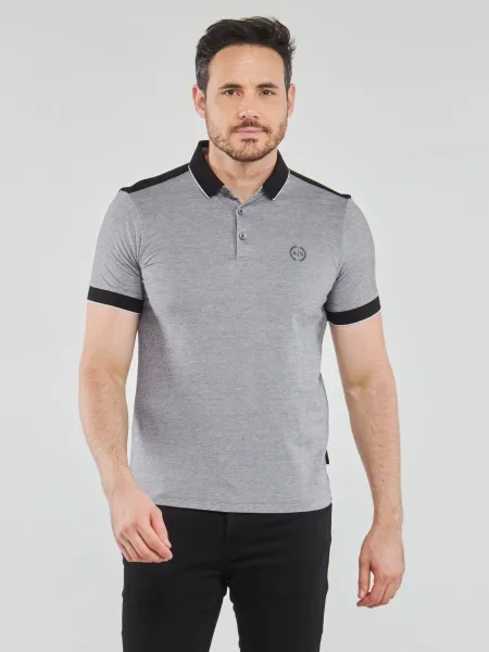 Póló Armani Exchange szürke