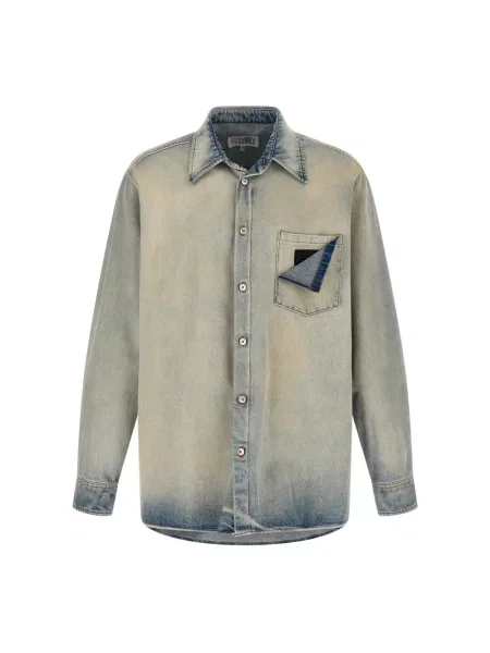 Koszula dżinsowa Mm6 Maison Margiela niebieska