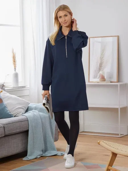 Tchibo Сукня міді Темно-синій синя