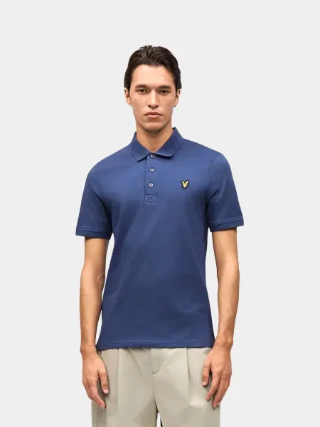 Поло Lyle & Scott синее