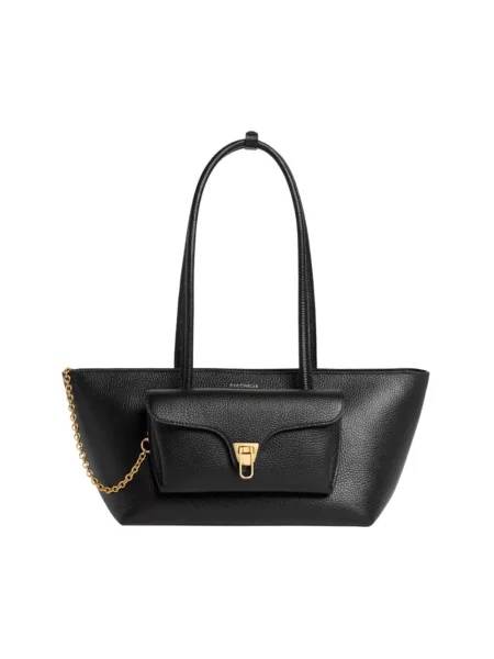 Coccinelle Torba Na Ramię Double Beat schwarz czarna