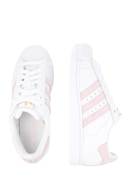 ADIDAS ORIGINALS Nízke tenisky Superstar II staroružová biela