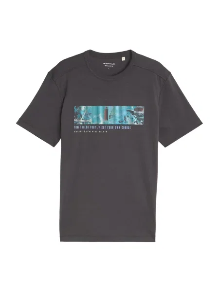 TOM TAILOR Tricou metalic / mai multe culori gri