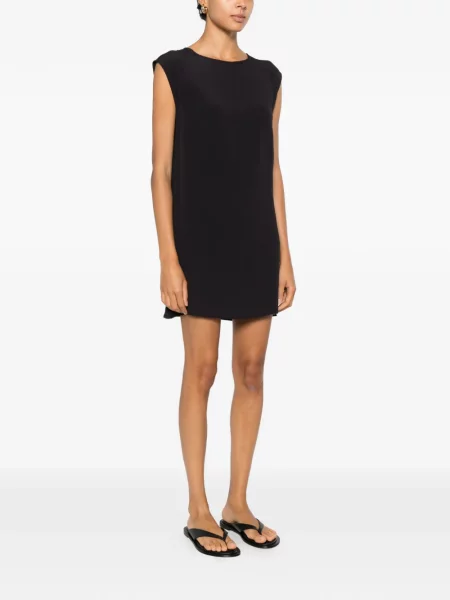 Rochie mini Su fără mâneci negru