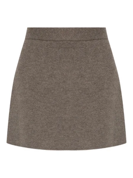 Fusta mini Lisa Yang tricotate maro