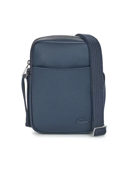 Geantă crossbody Lacoste clasică albastru