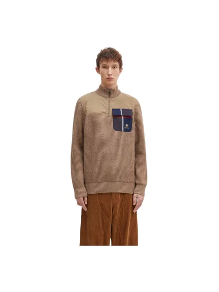 Sweter Baracuta wełniany beżowy