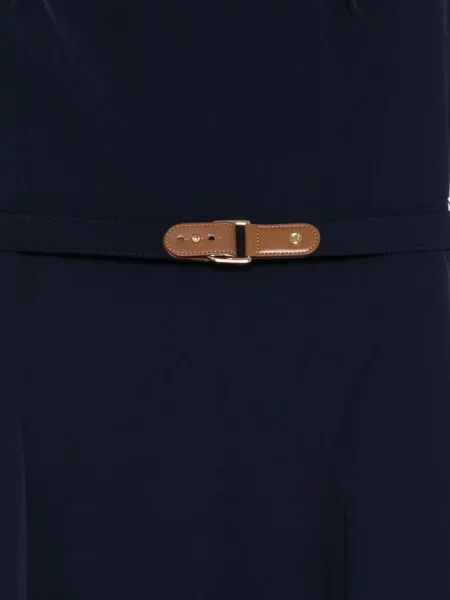 Midi suknelė Lauren Ralph Lauren a eilutė mėlyna