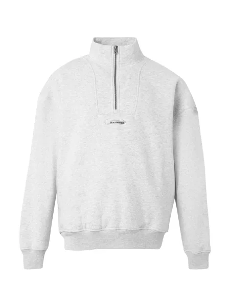 HOLLISTER Mikina světle šedá