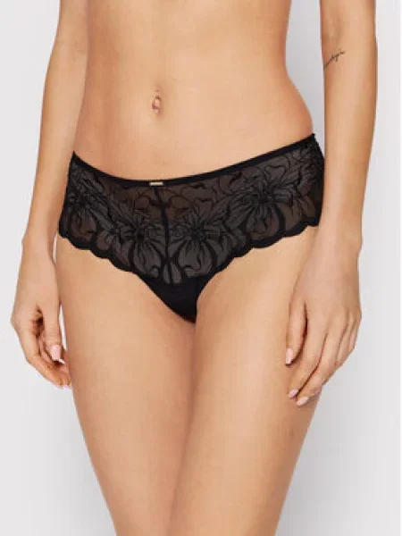 Chantelle Бразильські труси Fleurs чорний