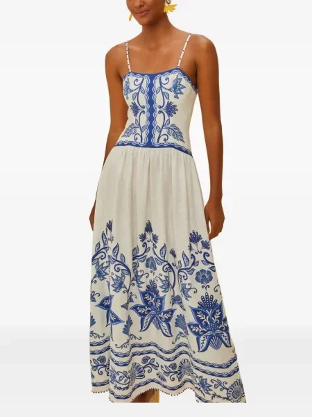 Sukienka midi Farm Rio z nadrukiem do kolan garniturowa