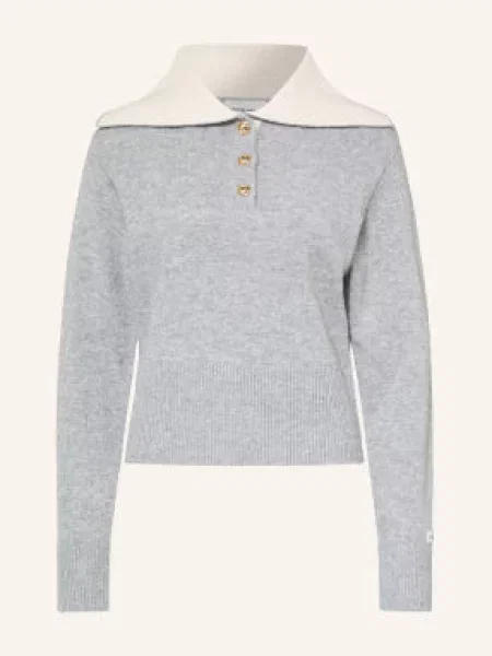 Claudie Pierlot Sweter grau szary
