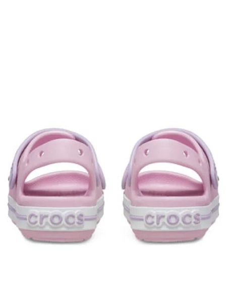 Crocs Basutės Crocband Cruiser Sandal T Kids rožinė