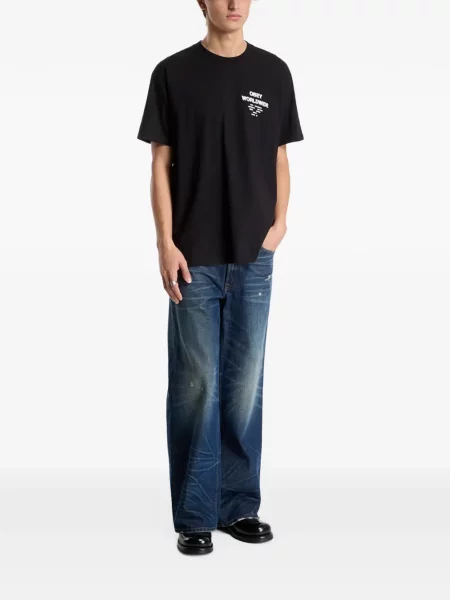 Тениска Obey черно