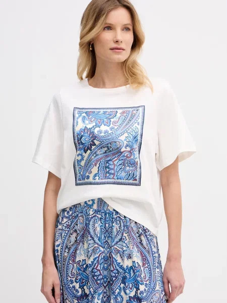 OUI tricou pentru femei din alb