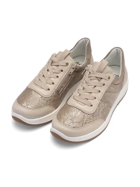 Sneakersy Ara skórzane beżowe
