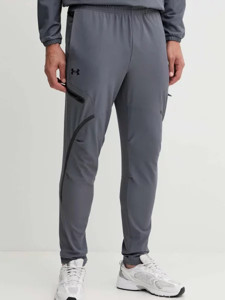 Under Armour Tepláky Unstoppable šedé