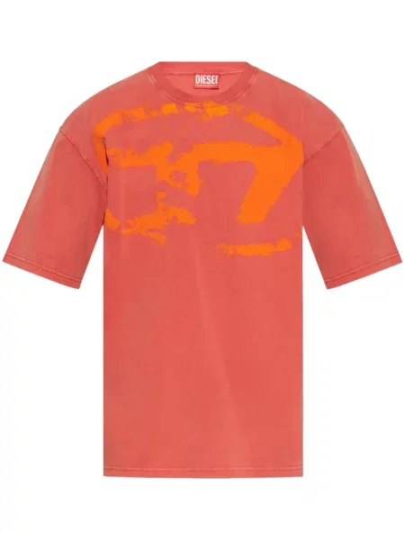 Tricou Diesel portocaliu