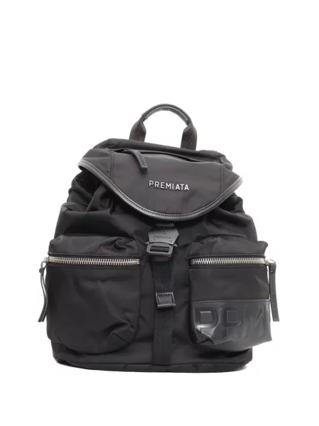 Rucsac Premiata din piele negru