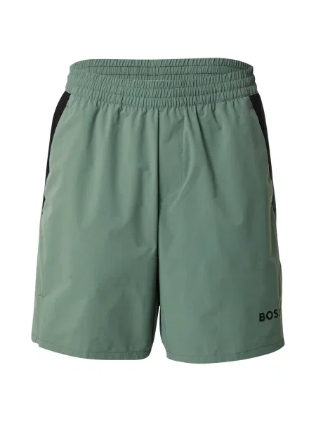 BOSS Športne hlače S_T-Match temno zelena črna