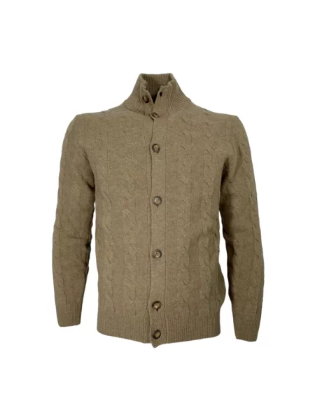 Kardigan Cashmere Company wełniany beżowy