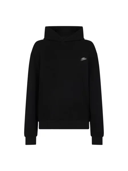 Bluza z kapturem Plein Sport polarowa czarna