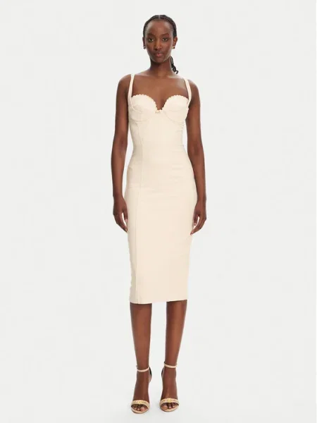 Elisabetta Franchi Rochie cocktail bej