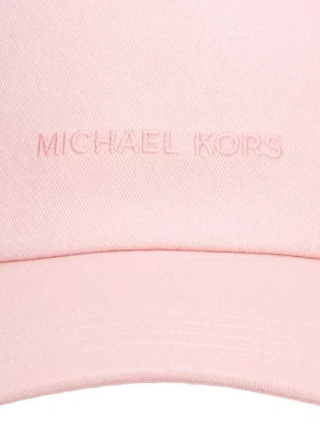 Reversibil șapcă Michael Michael Kors cu autograf cu gât halter negru