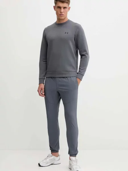 Mikina Under Armour Unstoppable Fleece Crew sivá