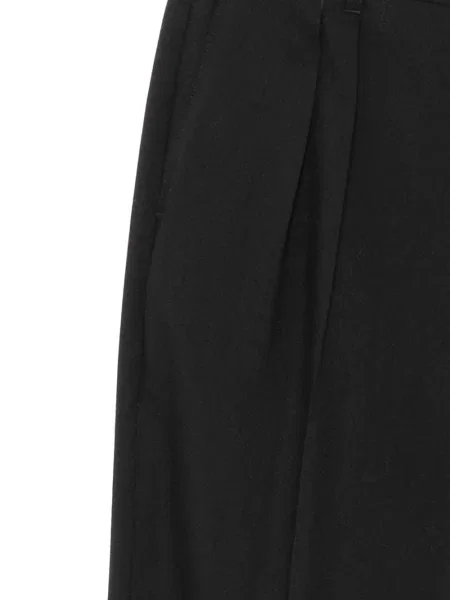 Pantaloni Paul Smith de lână plisate negru