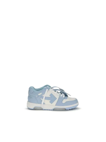 Sneakersy Off-white skórzane z logo białe