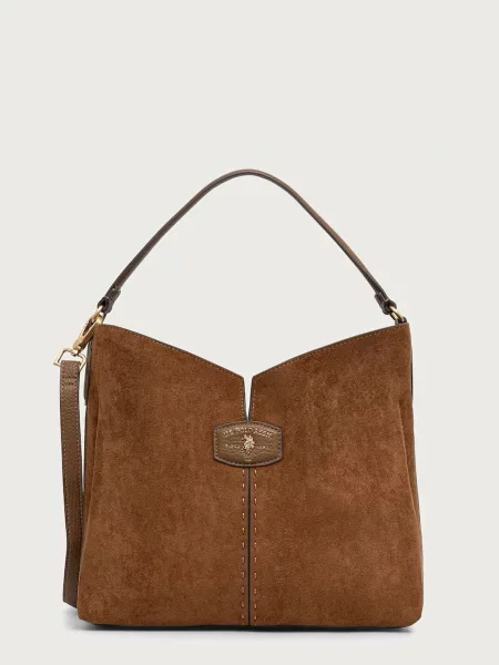 U.S. Polo Assn. geantă crossbody pentru femei CHESTNUT maro
